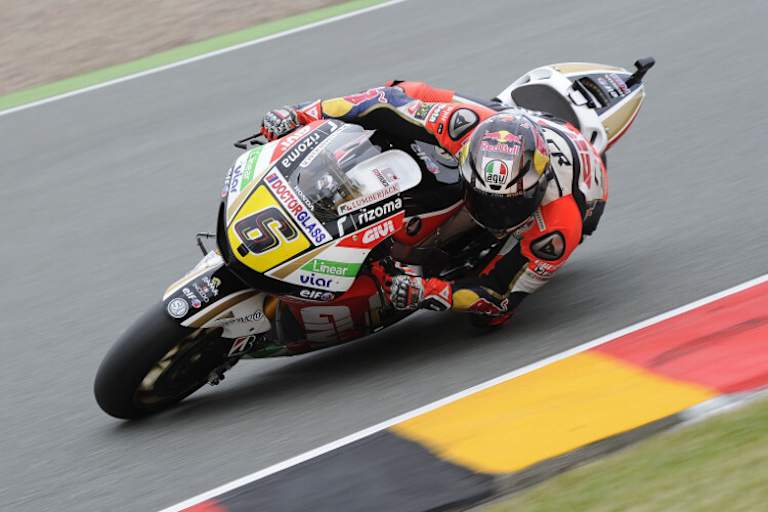 Stefan Bradl führte den Deutschland-GP vorübergehend an