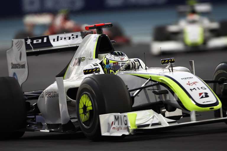 So sah der BrawnGP-Renner von Jenson Button 2009 aus