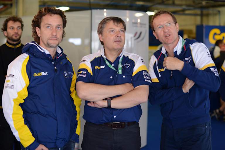 Die BMW-Manager Andrea Buzzoni, Christian Landerl, Stephan Fischer (v.li.)