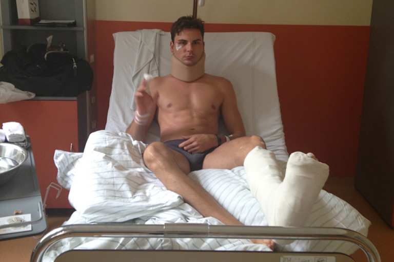 Hefenbrock liegt auf der Intensivstation in den Ruppiner Kliniken