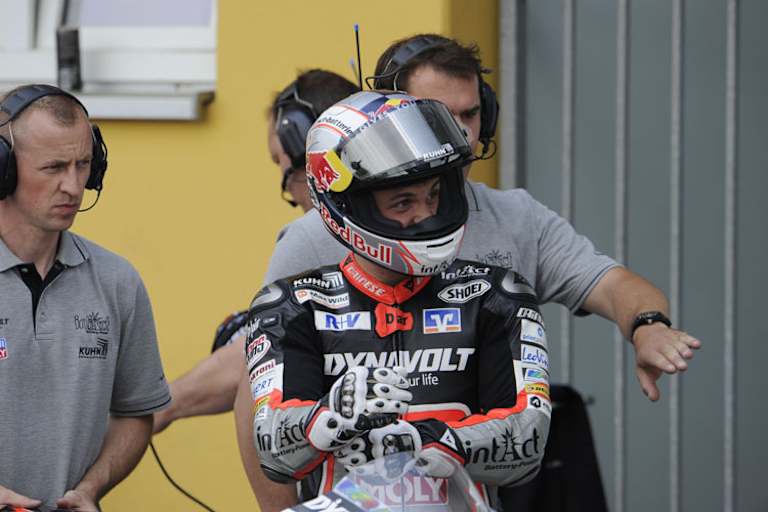 Sandro Cortese mit seiner Crew