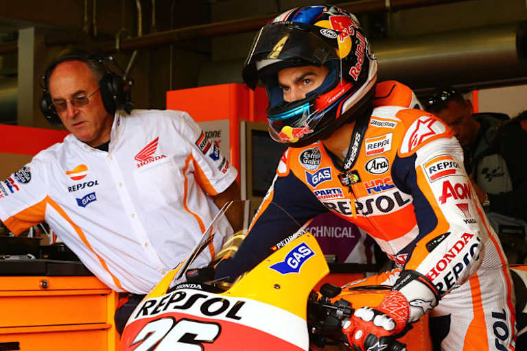 Der WM-Titel bleibt im Visier: Dani Pedrosa verlässt die Repsol-Box