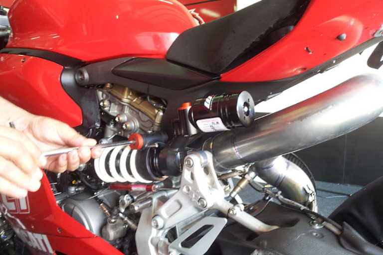 In Imola probierte Max Neukirchner erstmals WP