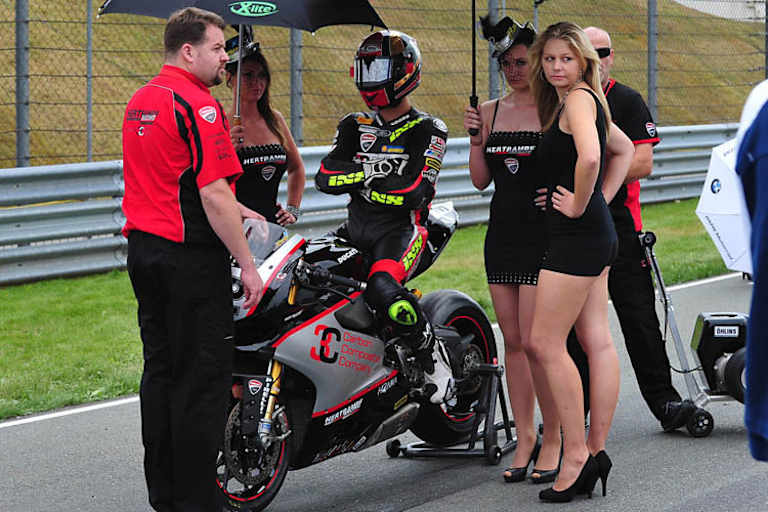 IDM-Sachsenring 2012: Hertrampf mit Giuseppetti