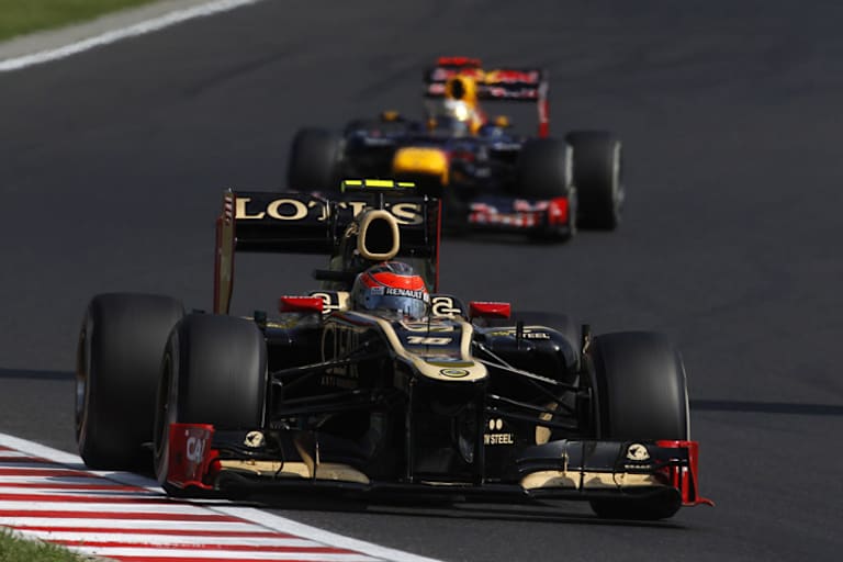 Romain Grosjean in Ungarn 2012