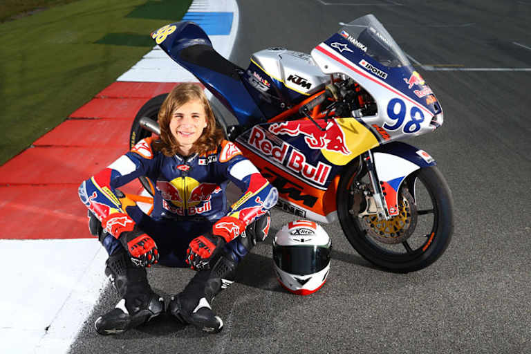 Karel Hanika auf seiner Moto3-KTM