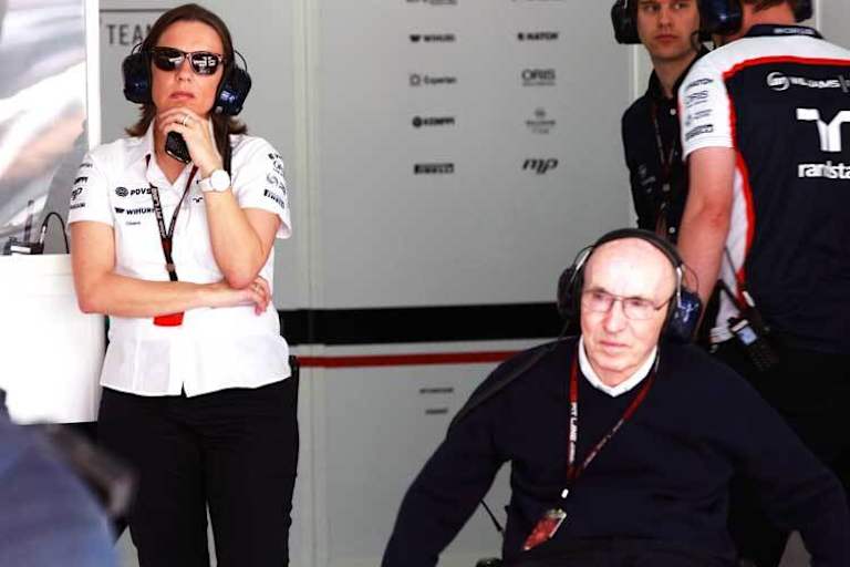 Claire Williams mit ihrem Vater Frank
