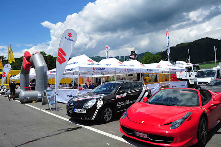Red-Bull-Ring: Suzuki bewirtete 200 Gäste