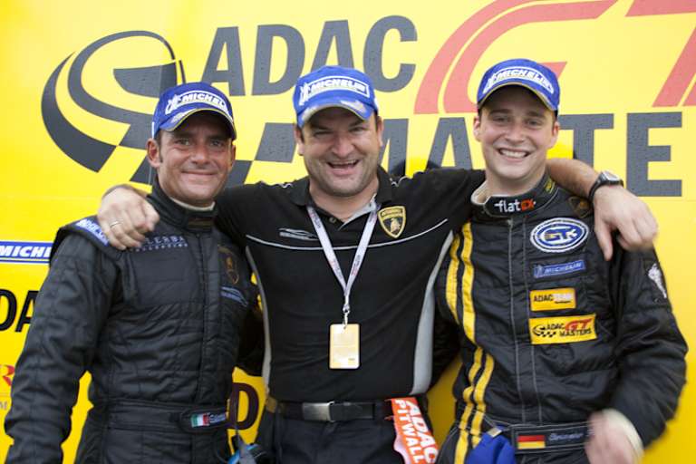 Sieger des ersten Rennes: Morbidelli, Reiter, Haase am Ring 2007