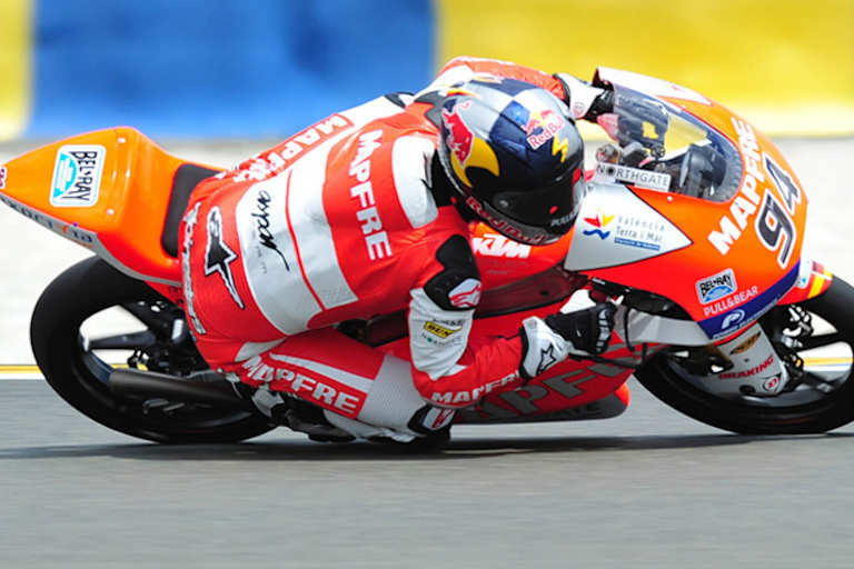 Jonas Folger 2010 auf der Ongetta-Aprilia