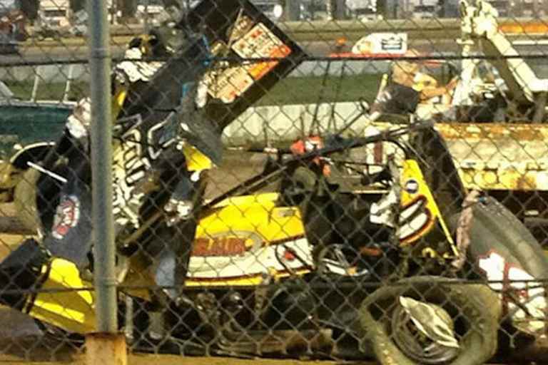 Der Sprint-Car von Jason Leffler