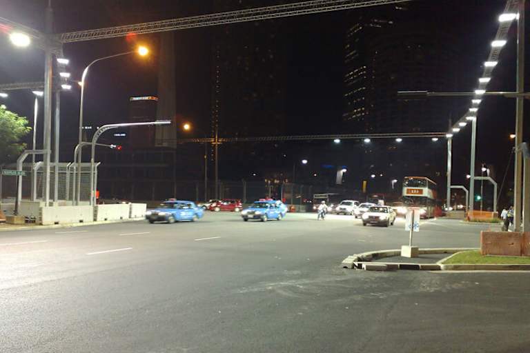 Auch die Taxifahrer wundern sich über die gute Sicht