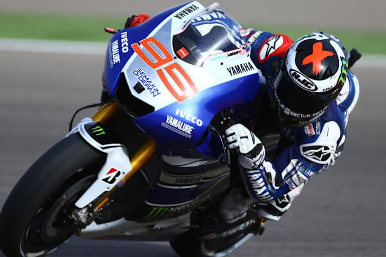 Jorge Lorenzo scheiterte nur um 0,010 sec an der Bestzeit