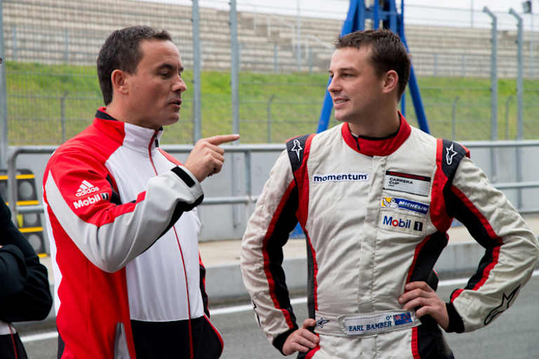 Sascha Maassen mit Earl Bamber