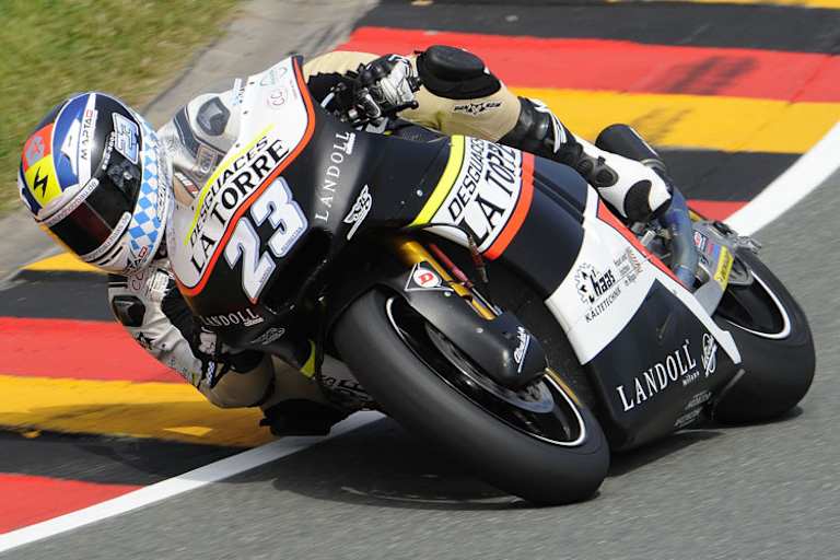 Sachsenring-GP 2013: Marcel Schrötter stürzte im Rennen