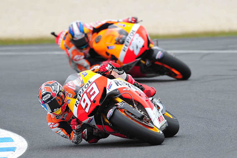 Australien-GP: Marc Márquez von Dani Pedrosa