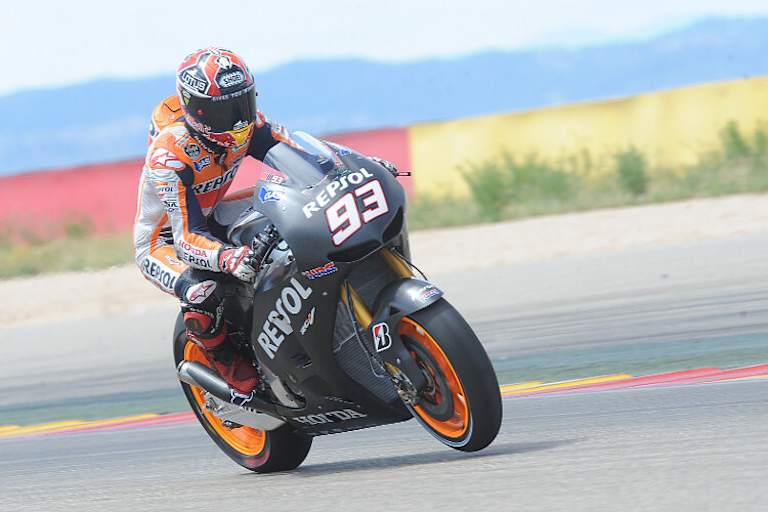 Aragón: Márquez testete den Prototyp für 2014