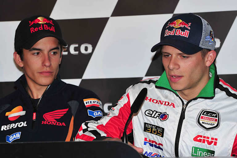 Marc Márquez und Stefan Bradl