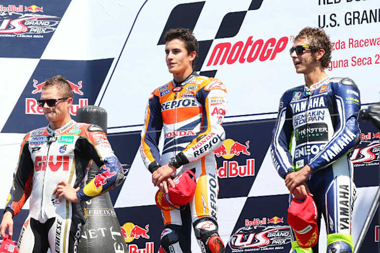 In Laguna Seca erneut auf dem obersten Treppchen: Marc Márquez