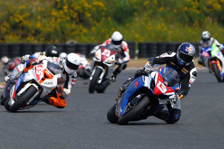 Andi Meklau im Superstock 1000 Rennen