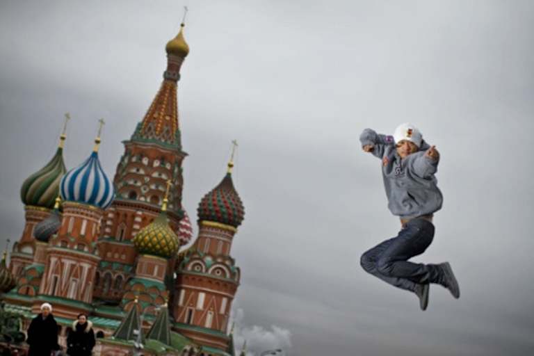 Moskaus Wahrzeichen, die Basilius-Kathedrale