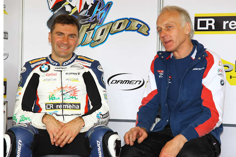 Nigon (li.) mit seinem Techniker Kurt Stückle