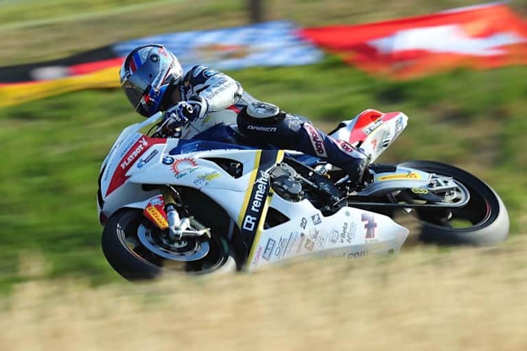 Erwan Nigon, knapp am Sturz vorbei