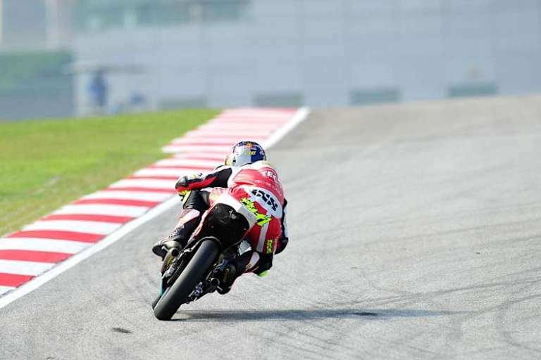 Philipp Öttl geht vom zwölften Platz in das Moto3-Rennen