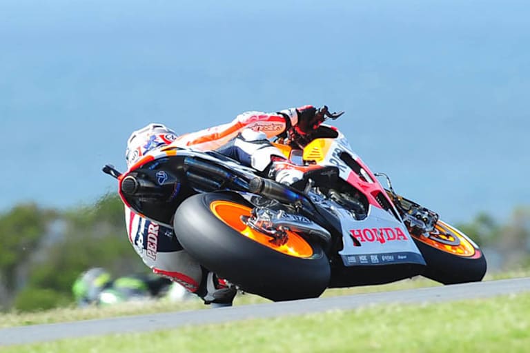 Dani Pedrosa hat in Australien 20 Punkte erobert