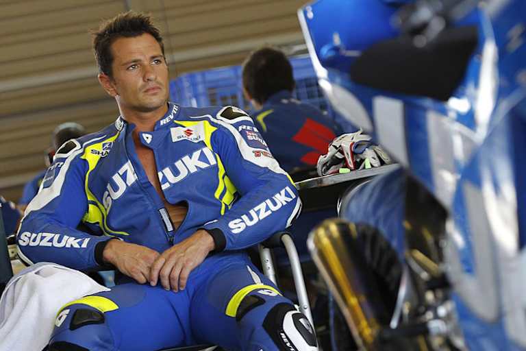 Randy de Puniet beim zweitägigen Suzuki-Test in Japan