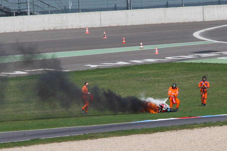 Die Holzhauer-Honda am Lausitzring
