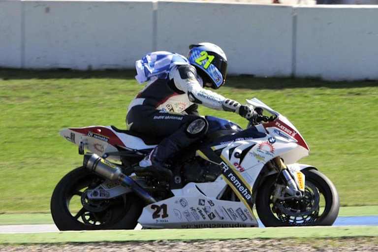 Bei Markus Reiterberger darf die Bayern-Fahne nicht fehlen