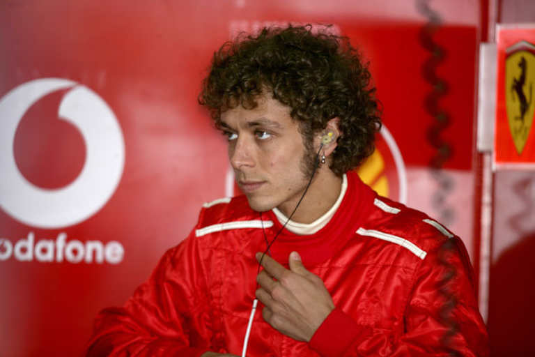 Valentino Rossi beim Formel-1-Test mit Ferrari