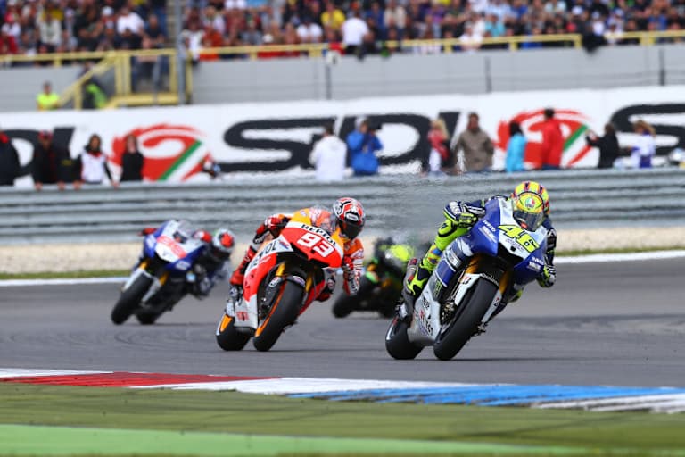 Rossi führte das Feld souverän an