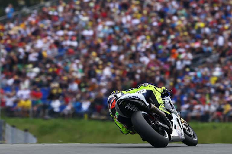 Valentino Rossi wurde von den Fans bejubelt