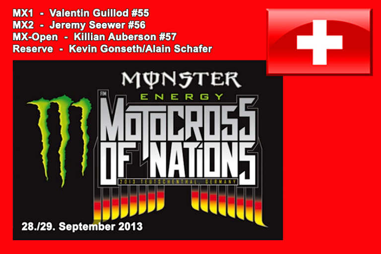 Die Schweizer Aufstellung musste geändert werden 