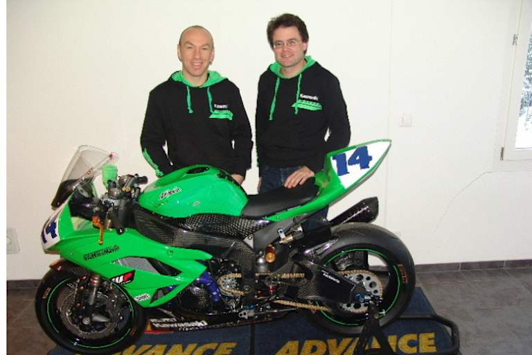 Roman Stamm (li.) mit Roman Raschle