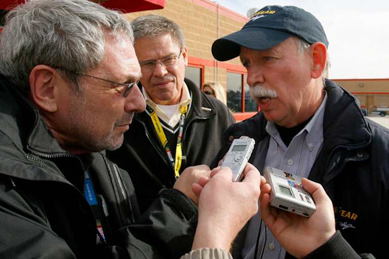 Goodyear-Rennchef Stu Grant gibt Auskunft