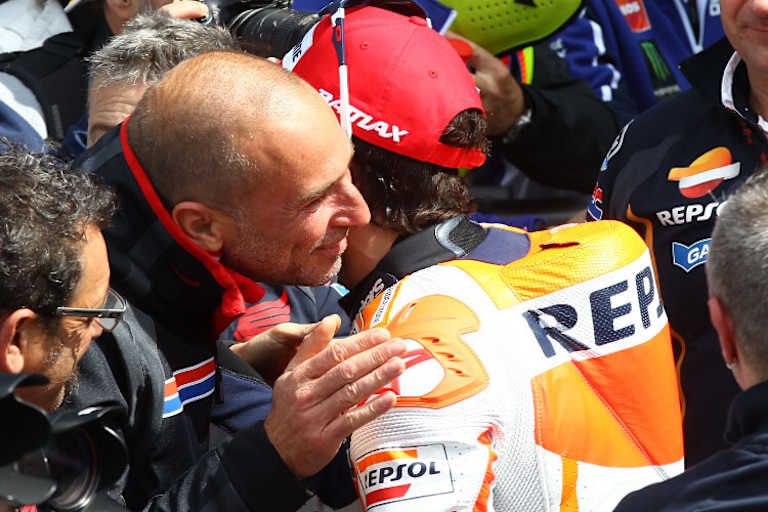 Suppo und WM-Leader Marc Márquez