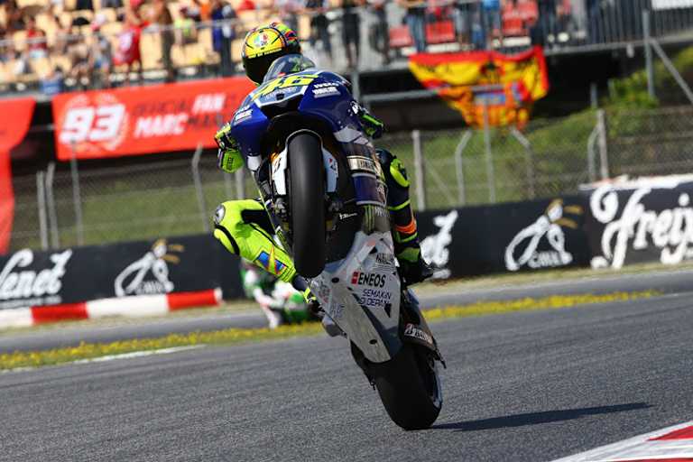 Valentino Rossi war nach Rang 4 nicht schlecht aufgelegt