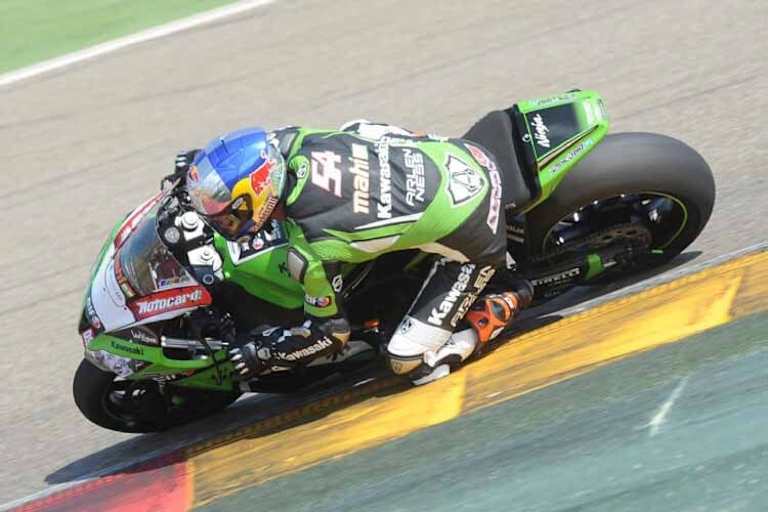 Kenan Sofuoglu auf der ZX-10R in Aragón