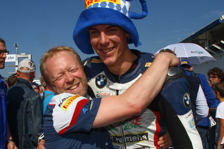 Teamchef Werner Daemen (li.) mit Markus Reiterberger