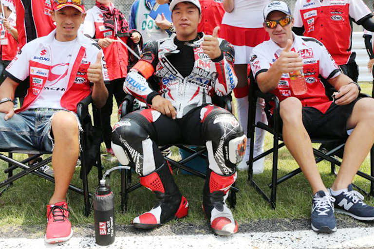 Das Yoshimura-Suzuki-Trio Aoki, Tsuda und Brookes (v.l.)