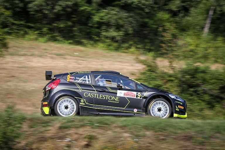 Der Ford Fiesta R5 von Mayr-Melnhof 2019 in Italien