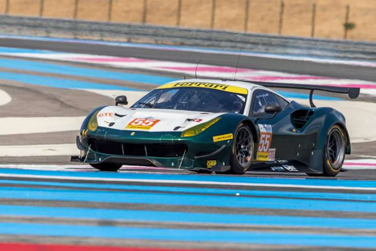 Gewann die GTE-Klasse: Der Ferrari 488 GTE von Duncan Cameron, Matt Griffin und Aaron Scott