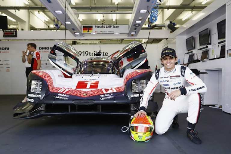 Pietro Fittipaldi vor dem Porsche 919 Hybrid