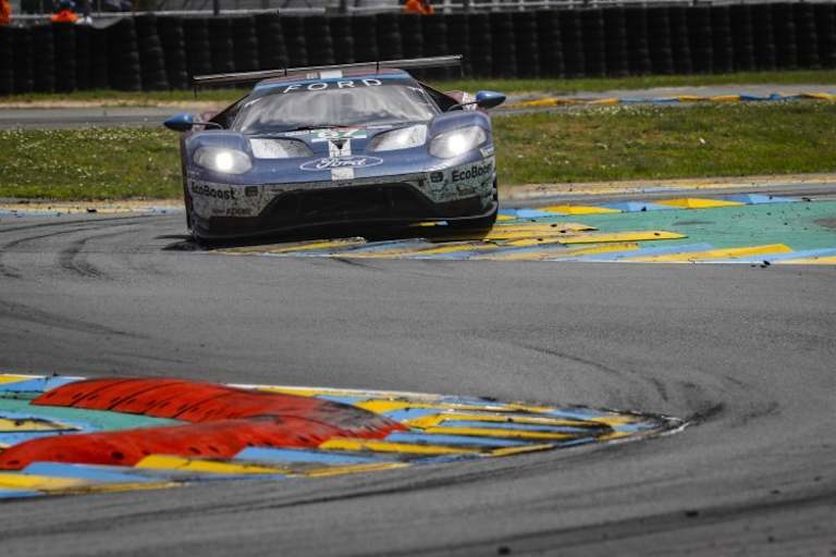 Zurückgestuft: Der Ford GT von Andy Priaulx, Harry Tincknell und Tony Kanaan