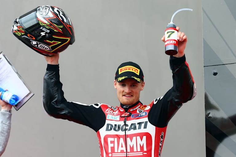 Chaz Davies erreichte 2014 vier Podiumsplatzierungen