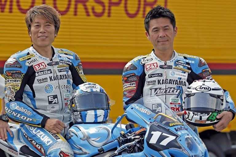 Yukio Kagayama und Noriyuki Haga (rechts)