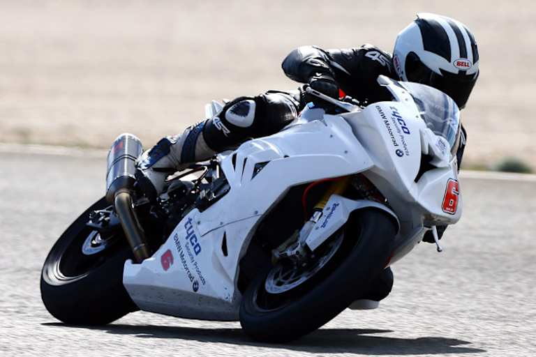 William Dunlop bei den Tests in Spanien